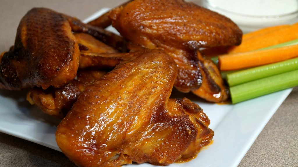 smoke chicken wings