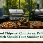 Wood Chips vs. Chunks vs. Pellets: Which Should Your Smoker Use?