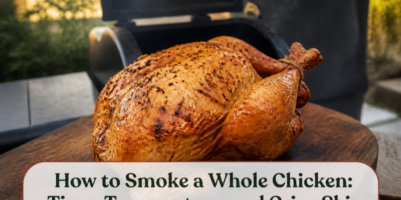 How to Smoke a Whole Chicken: Time, Temperature, and Crisp Skin