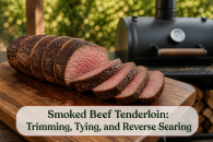 Smoked Beef Tenderloin: Trimming, Tying, and Reverse Searing