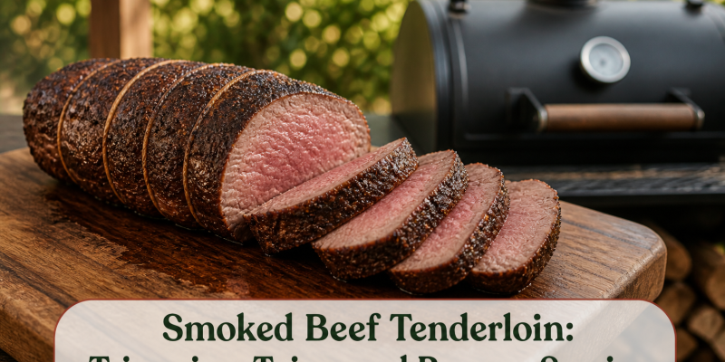 Smoked Beef Tenderloin: Trimming, Tying, and Reverse Searing