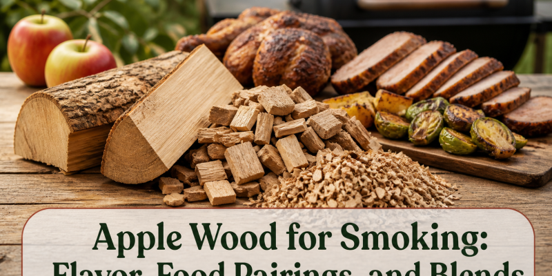 Apple Wood for Smoking: Flavor, Food Pairings, and Blends
