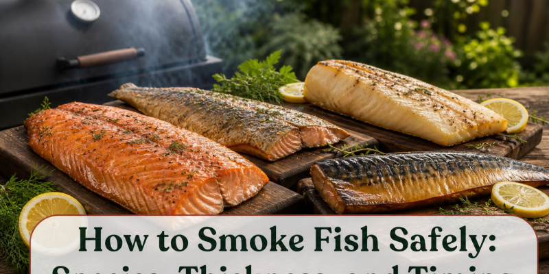 How to Smoke Fish Safely: Species, Thickness, and Timing