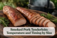 Smoked Pork Tenderloin: Temperature and Timing by Size