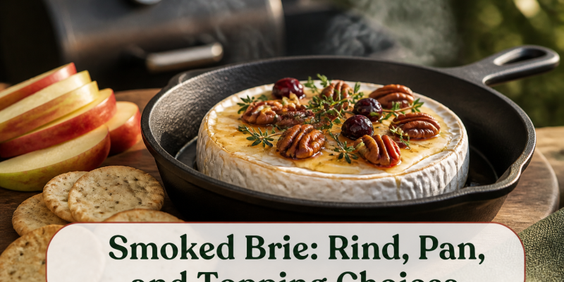 Smoked Brie: Rind, Pan, and Topping Choices