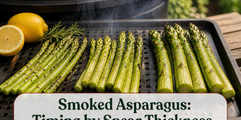 Smoked Asparagus: Timing by Spear Thickness