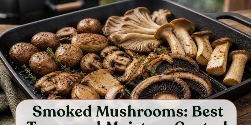Smoked Mushrooms: Best Types and Moisture Control