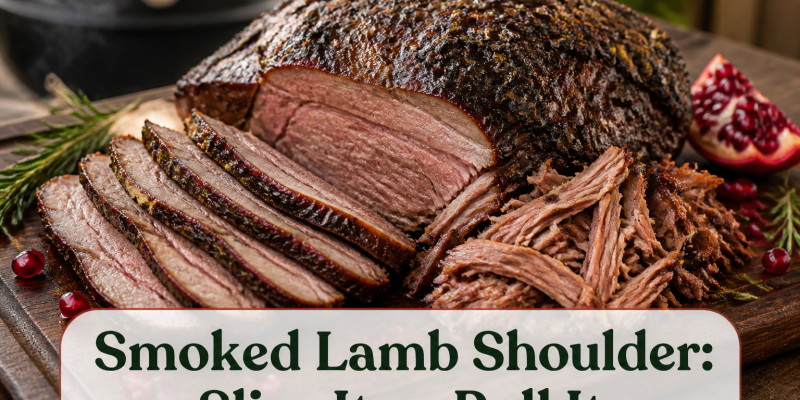 Smoked Lamb Shoulder: Slice It or Pull It