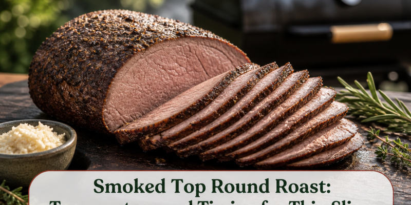 Smoked Top Round Roast: Temperature and Timing for Thin Slices