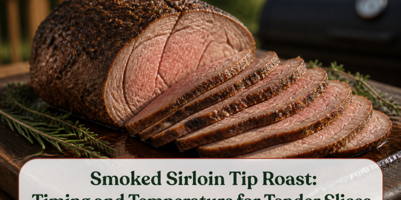 Smoked Sirloin Tip Roast: Timing and Temperature for Tender Slices