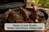 Smoked Lamb Shanks: Smoke-Then-Braise Timing Guide