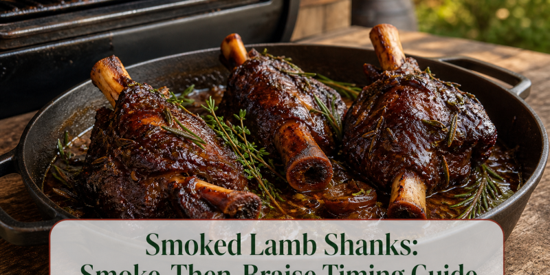 Smoked Lamb Shanks: Smoke-Then-Braise Timing Guide