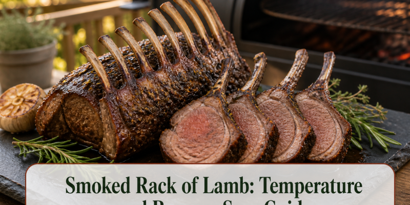 Smoked Rack of Lamb: Temperature and Reverse-Sear Guide