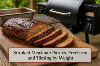 Smoked Meatloaf: Pan vs. Freeform and Timing by Weight