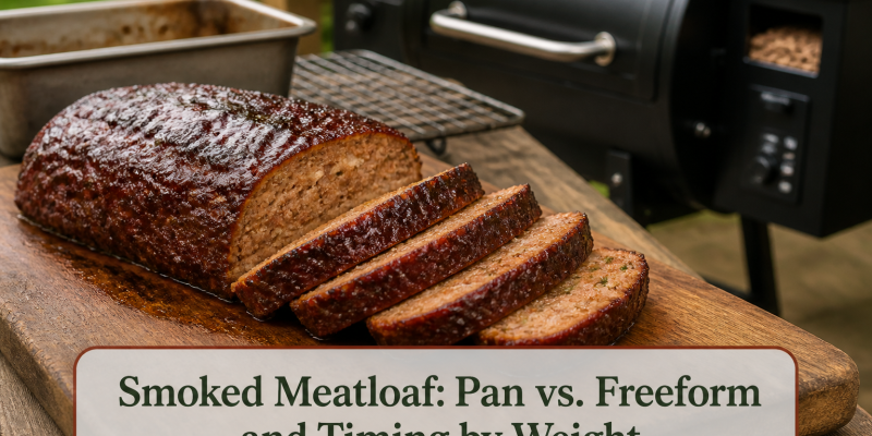 Smoked Meatloaf: Pan vs. Freeform and Timing by Weight