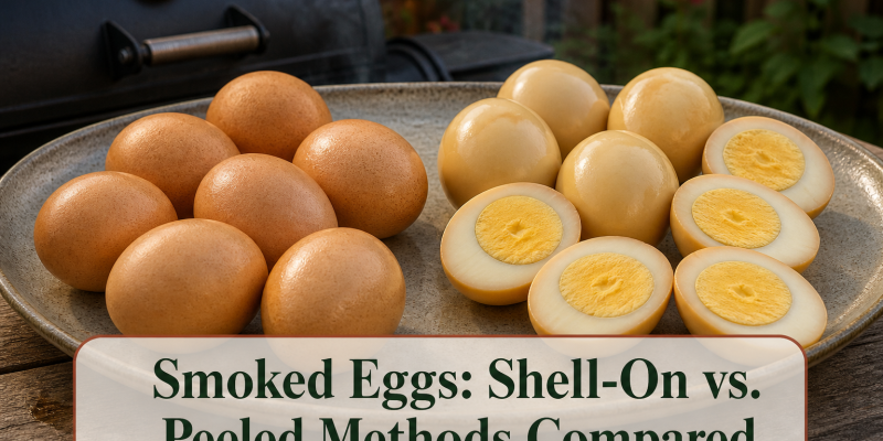 Smoked Eggs: Shell-On vs. Peeled Methods Compared