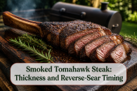 Smoked Tomahawk Steak: Thickness and Reverse-Sear Timing