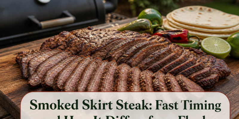 Smoked Skirt Steak: Fast Timing and How It Differs from Flank