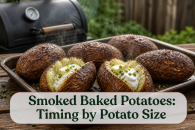 Smoked Baked Potatoes: Timing by Potato Size