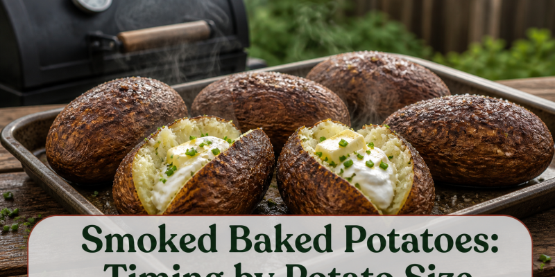 Smoked Baked Potatoes: Timing by Potato Size
