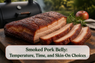 Smoked Pork Belly: Temperature, Time, and Skin-On Choices