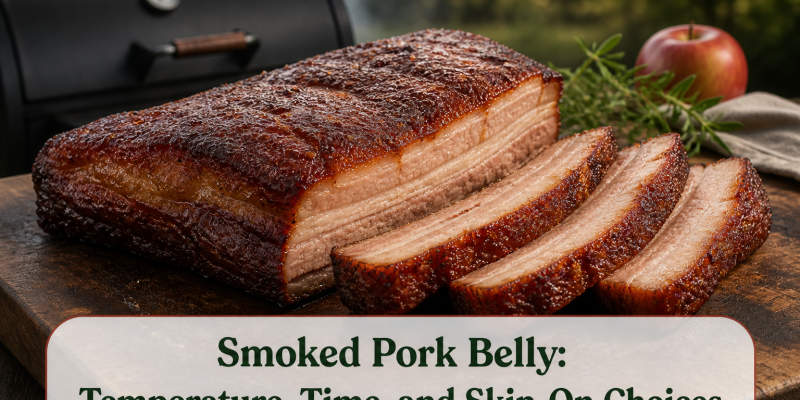 Smoked Pork Belly: Temperature, Time, and Skin-On Choices