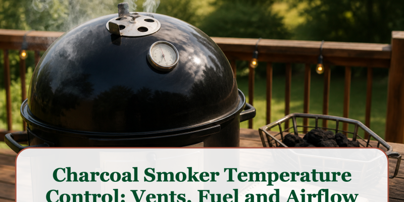 Charcoal Smoker Temperature Control: Vents, Fuel and Airflow