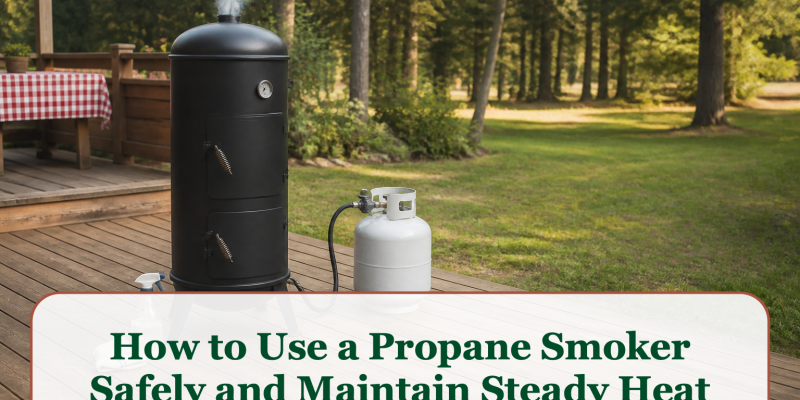 How to Use a Propane Smoker Safely and Maintain Steady Heat